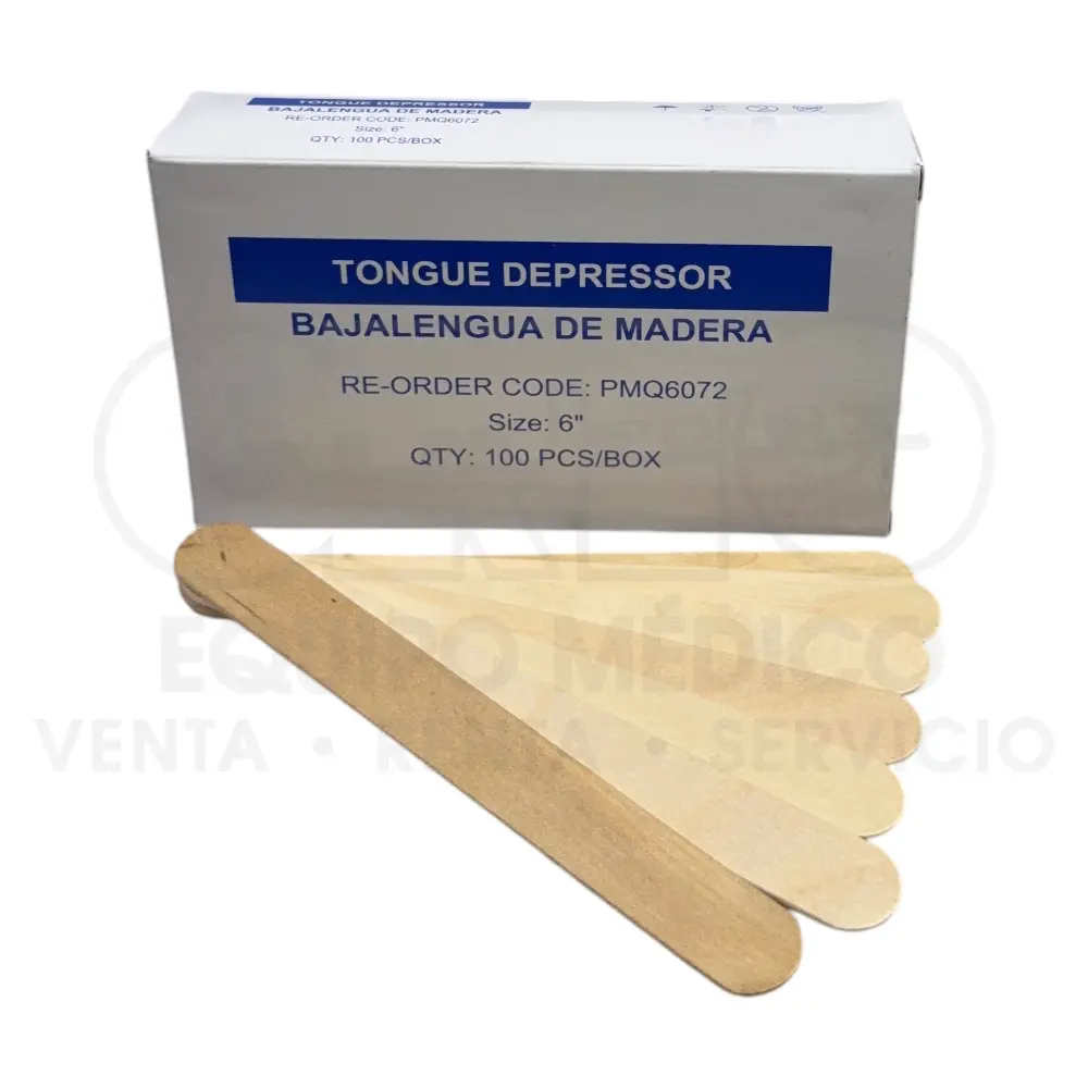 Bajalenguas de Madera