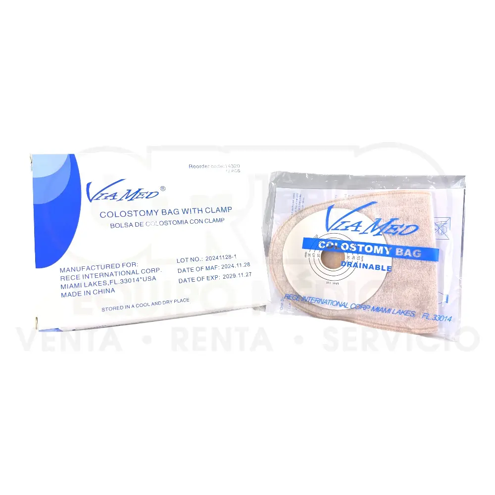 Bolsa de Colostomía con Sello de Resina