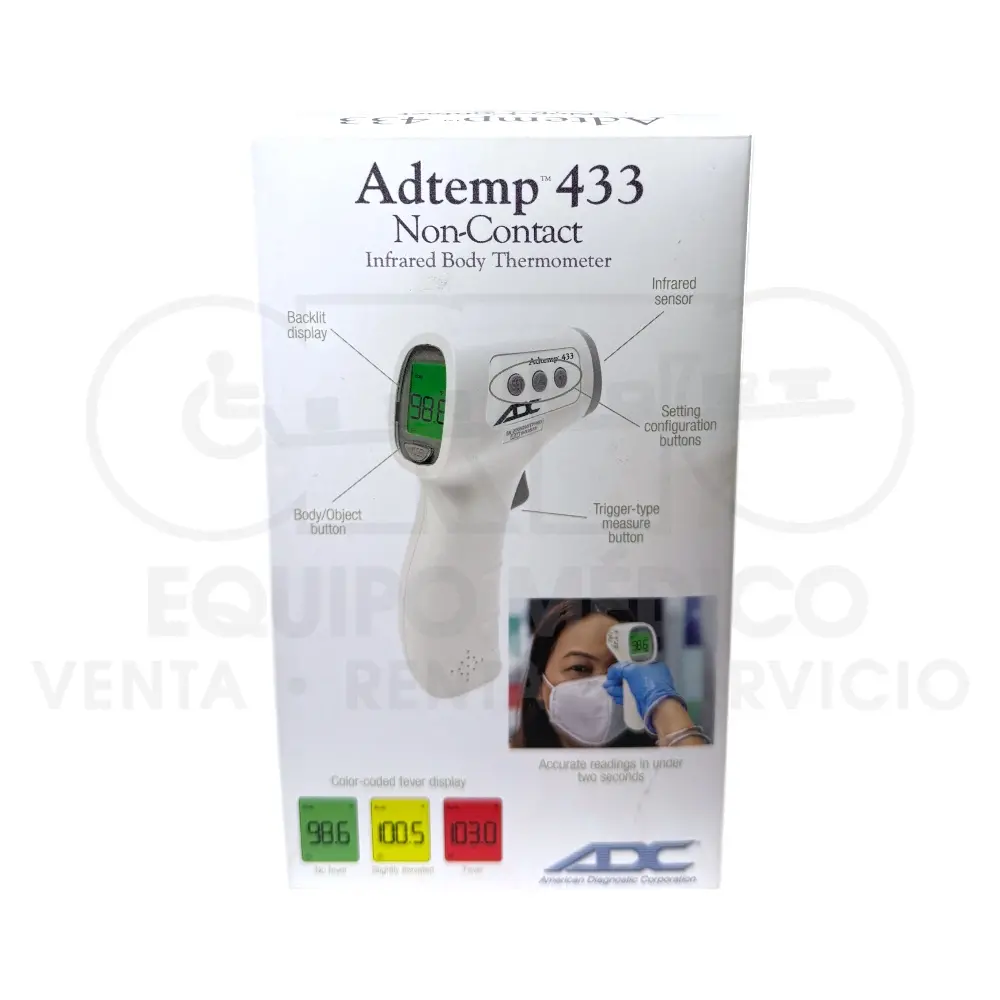 Termómetro Infrarrojo Sin Contacto ADC / 2