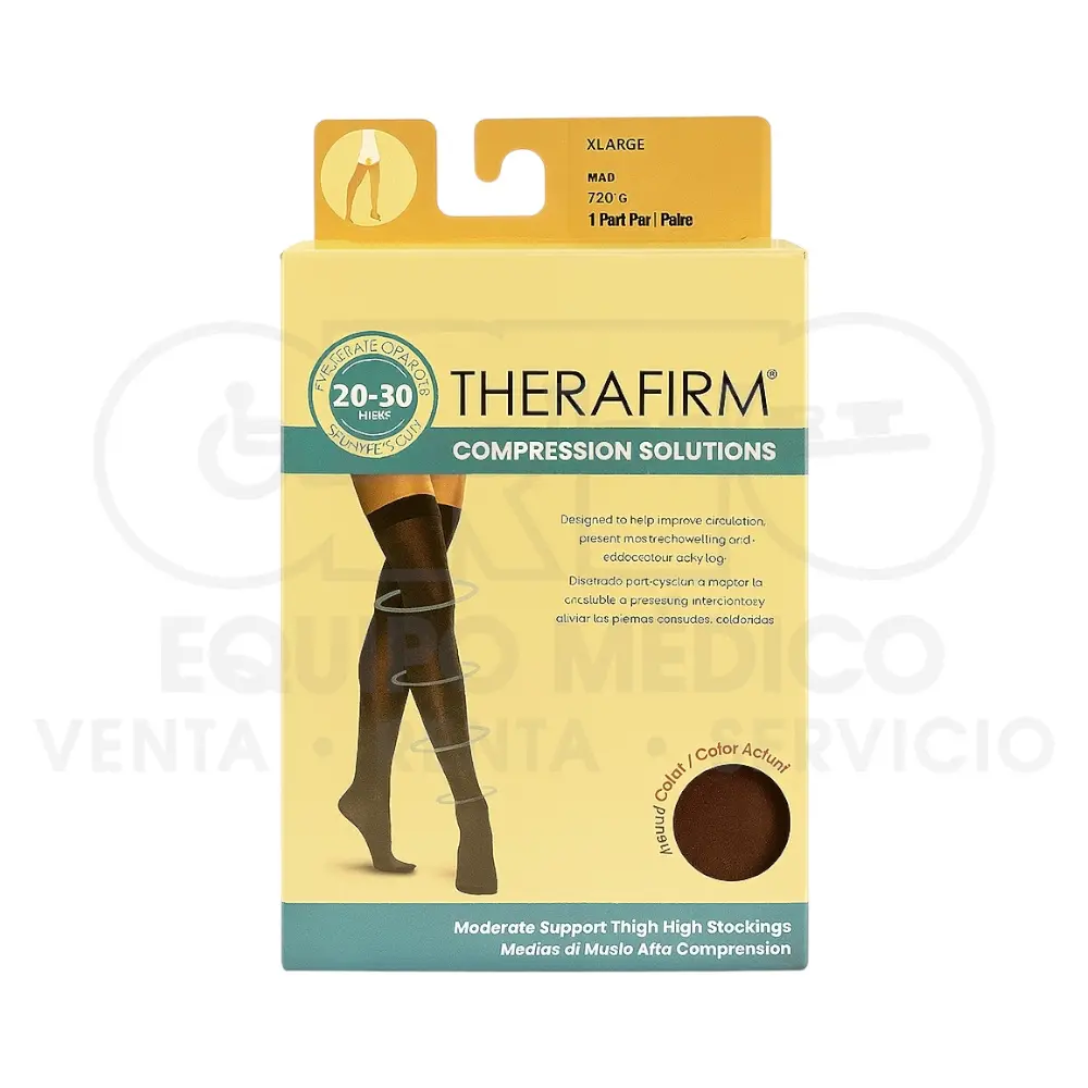 Medias de Compresión Hasta el Muslo 20-30 mmHg