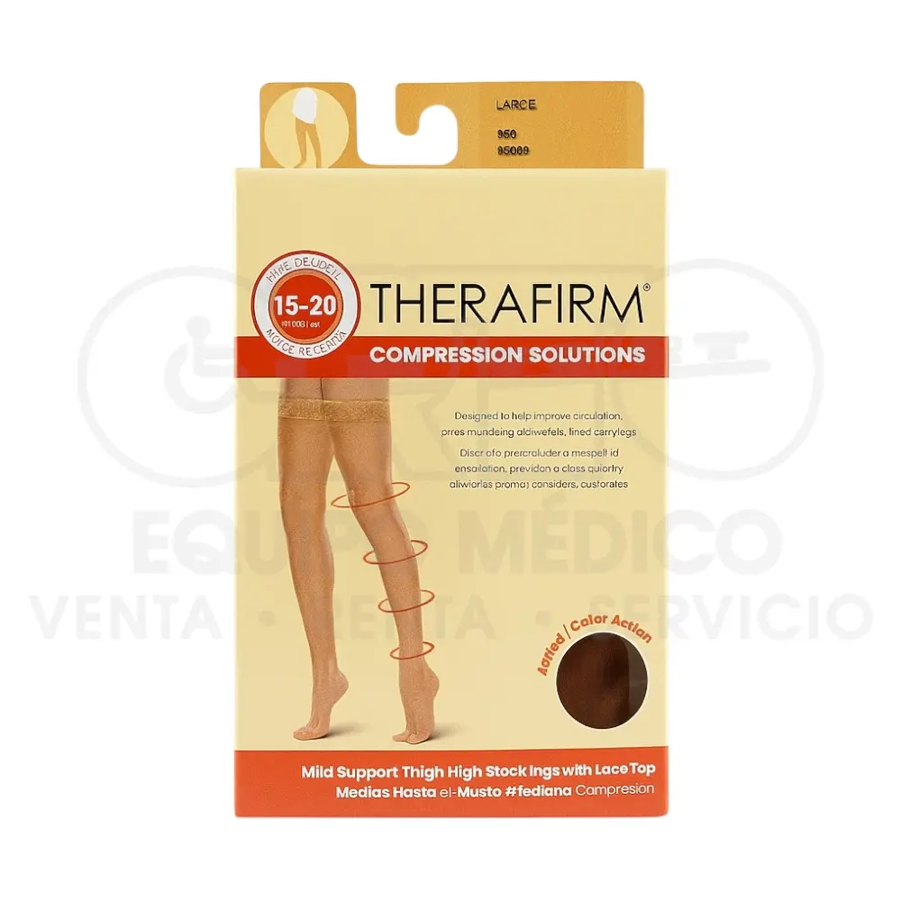 Medias de Compresión Hasta el Muslo 15–20 mmHg