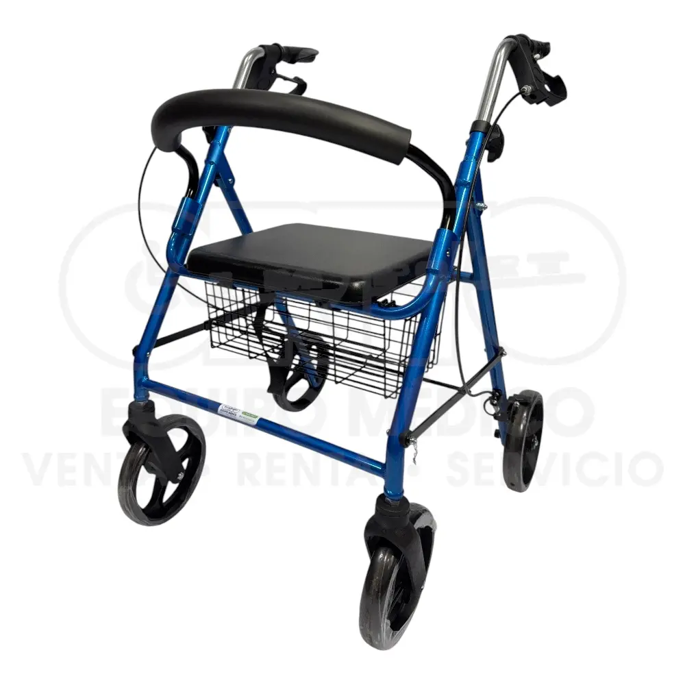 Andador con 4 Rodos y Asiento